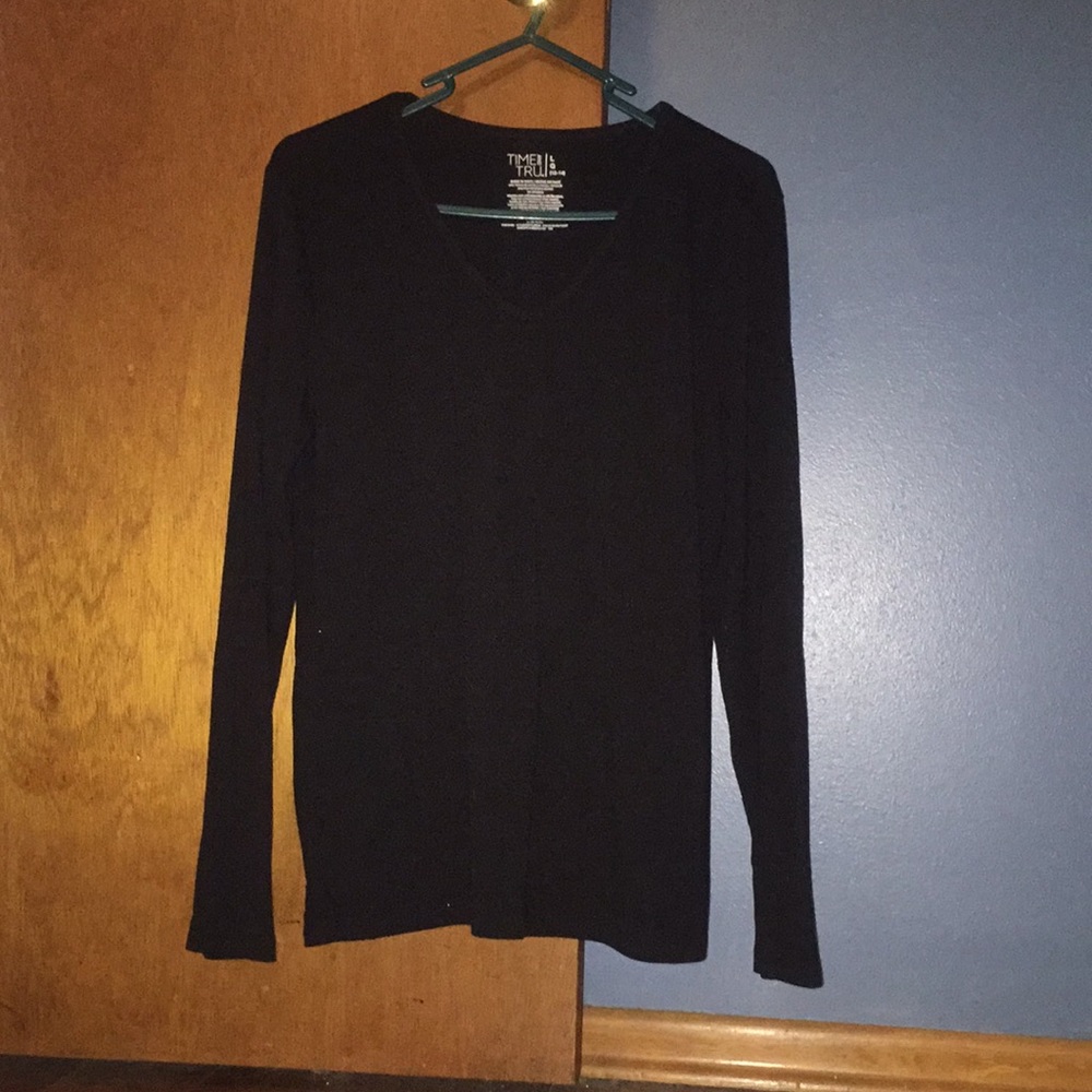 Plain Black Longsleeve Shirt